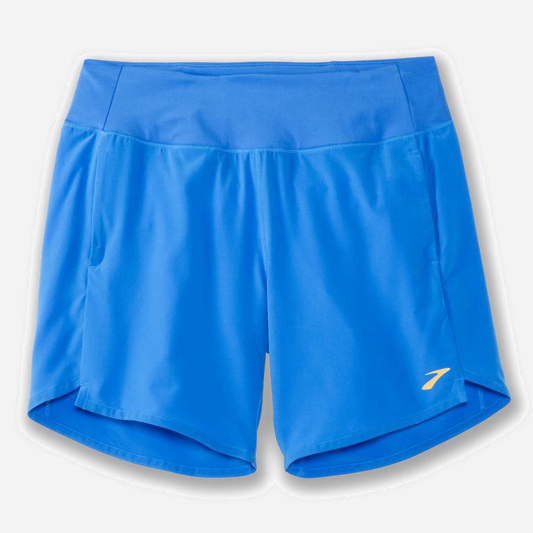 Brooks Chaser 7 Løpeshorts Dame Pris - Blå - Norge (ZYG641038)